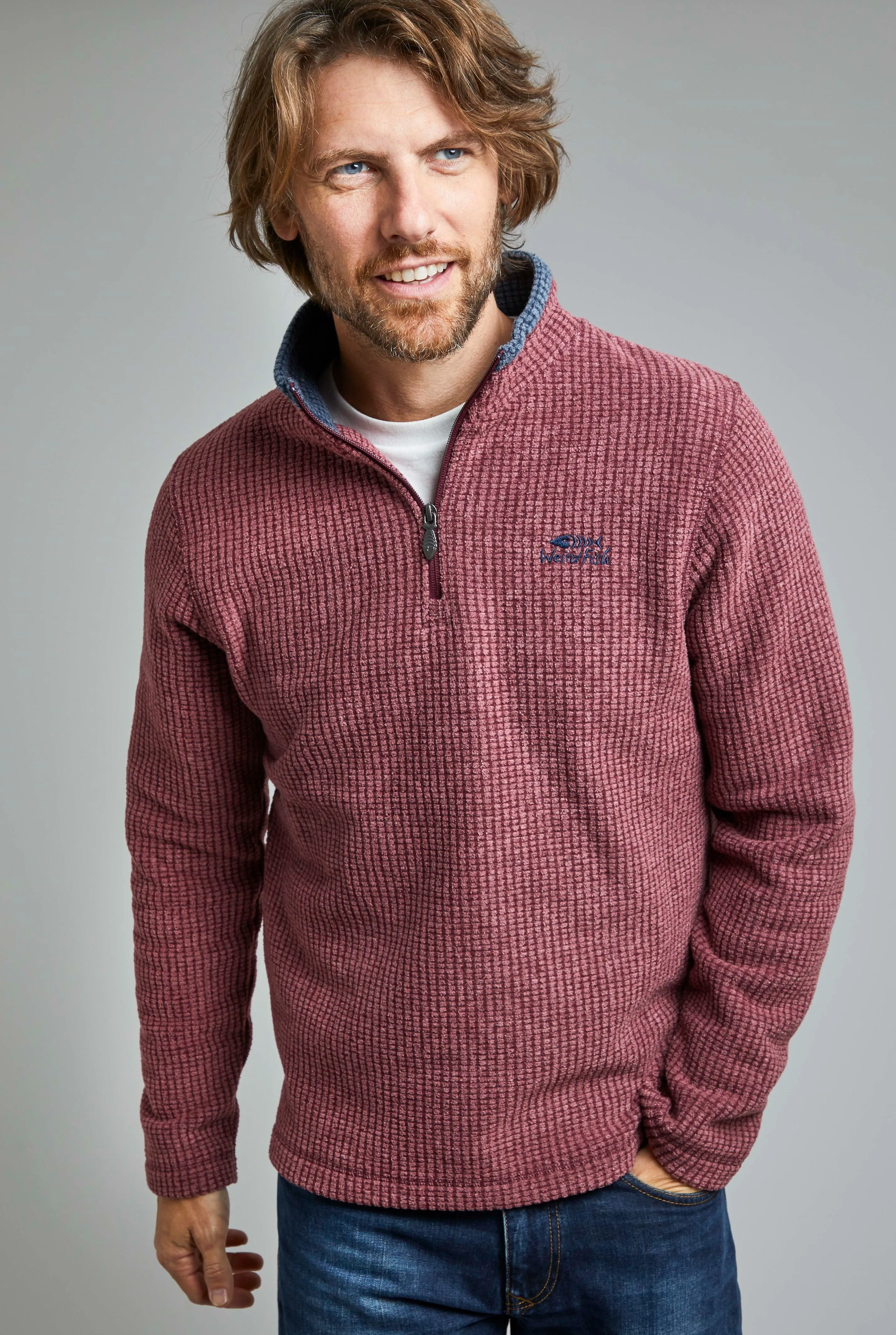 Weird Fish Newark 1/4 Zip Fleece