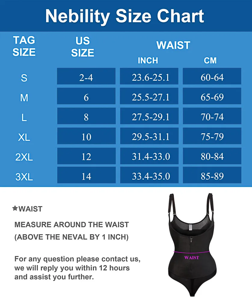 Women Latex Waist Trainer Bodysuit Slim Zipper