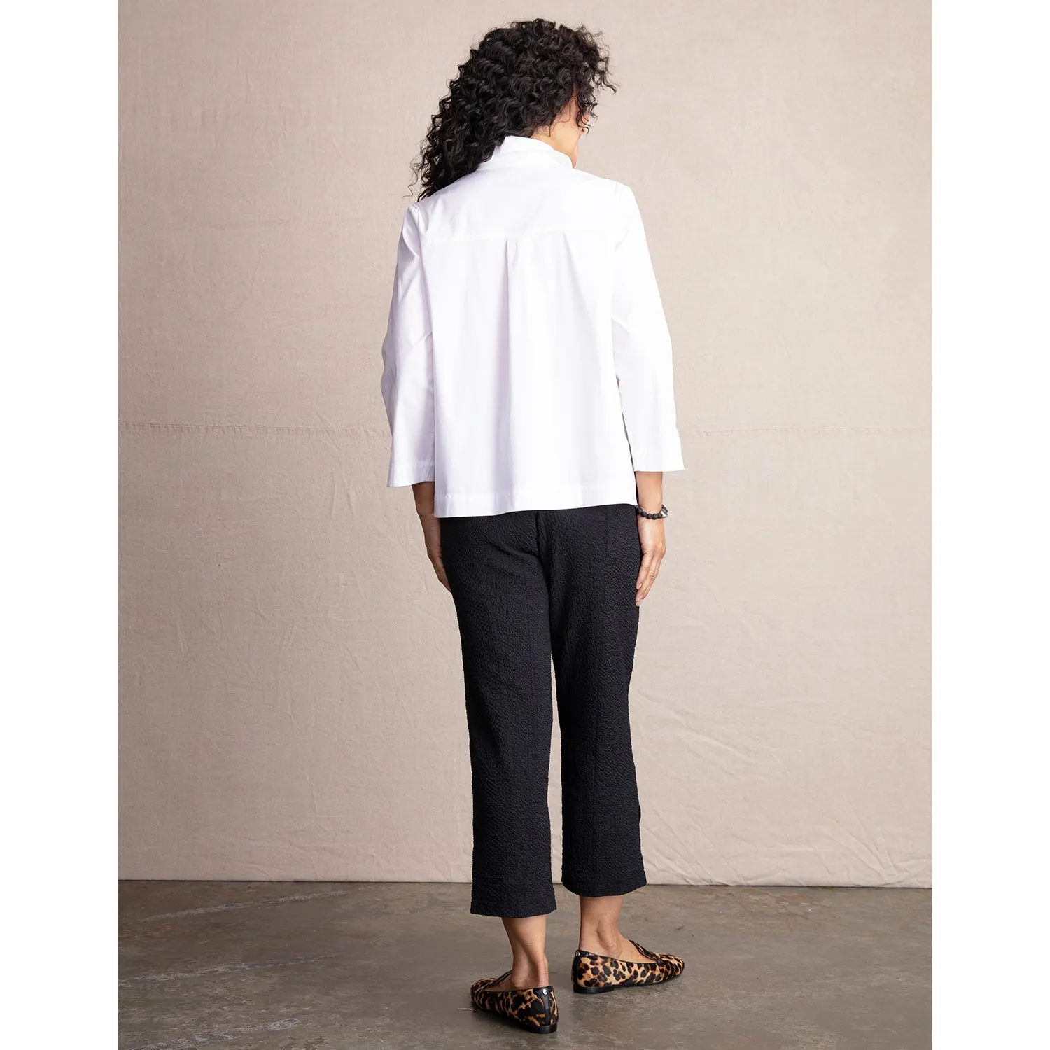 Women's Habitat Deep Hem Boxy Shirt White