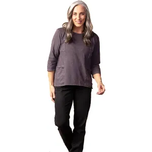 Women's Habitat Pieced Short Boxy Tee Graphite