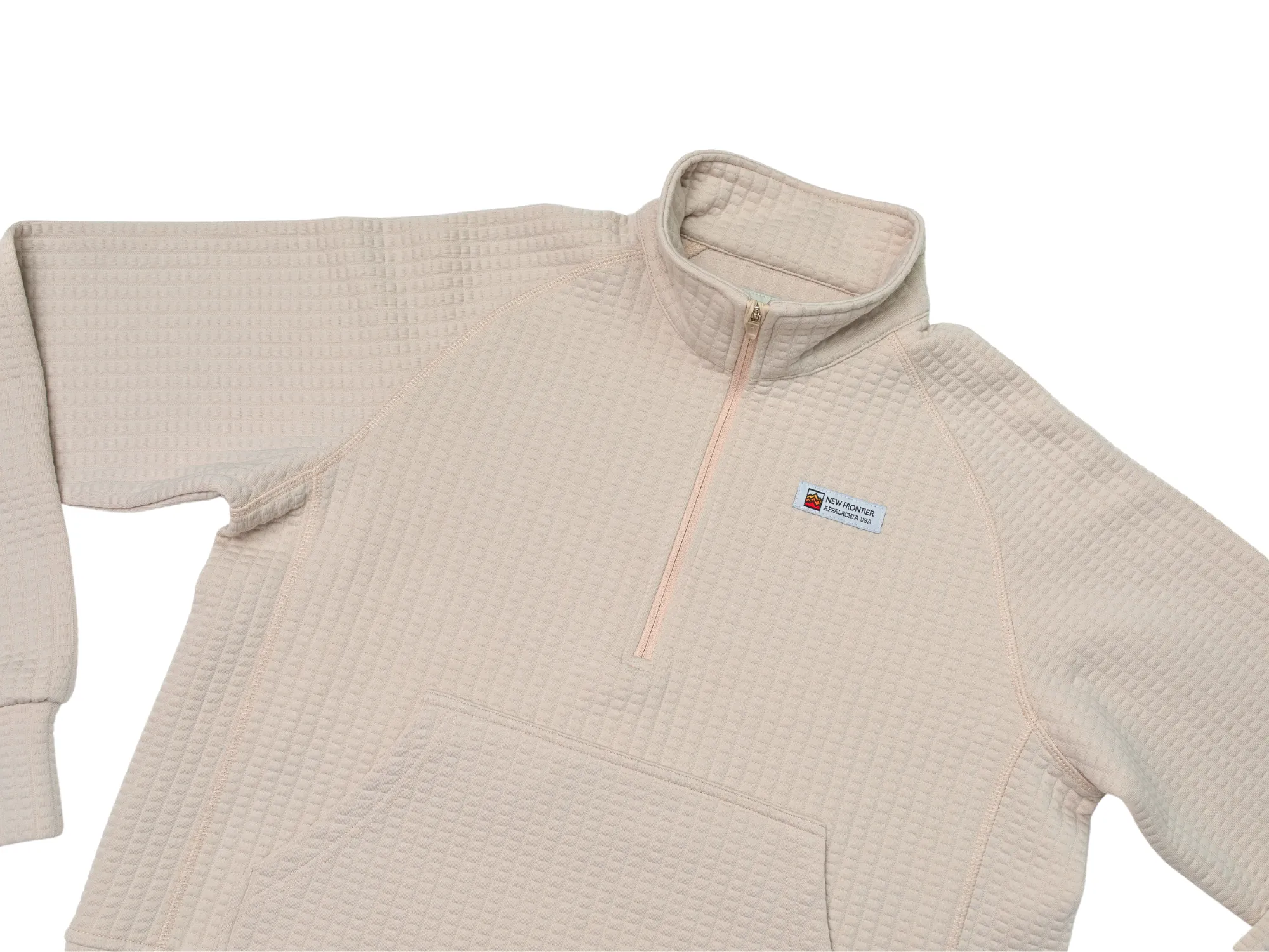 Women's Waffle 1/2 Zip (Oat)