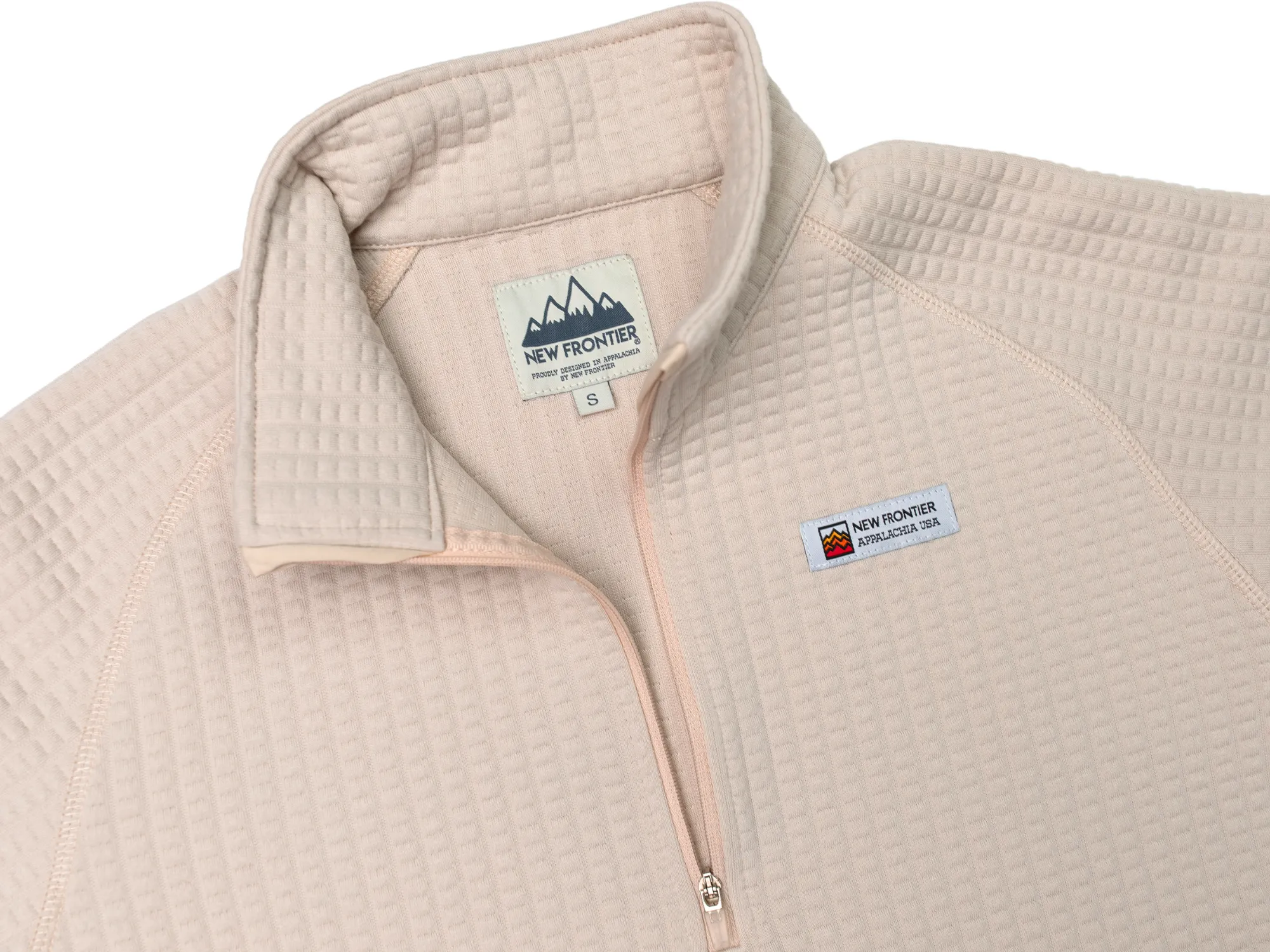 Women's Waffle 1/2 Zip (Oat)
