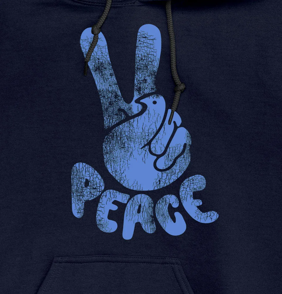 World Peace Dove Unisex Hoodie navy