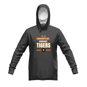 Worrigee Stock Cotton Fleece Hoodie Dark Grey Marle
