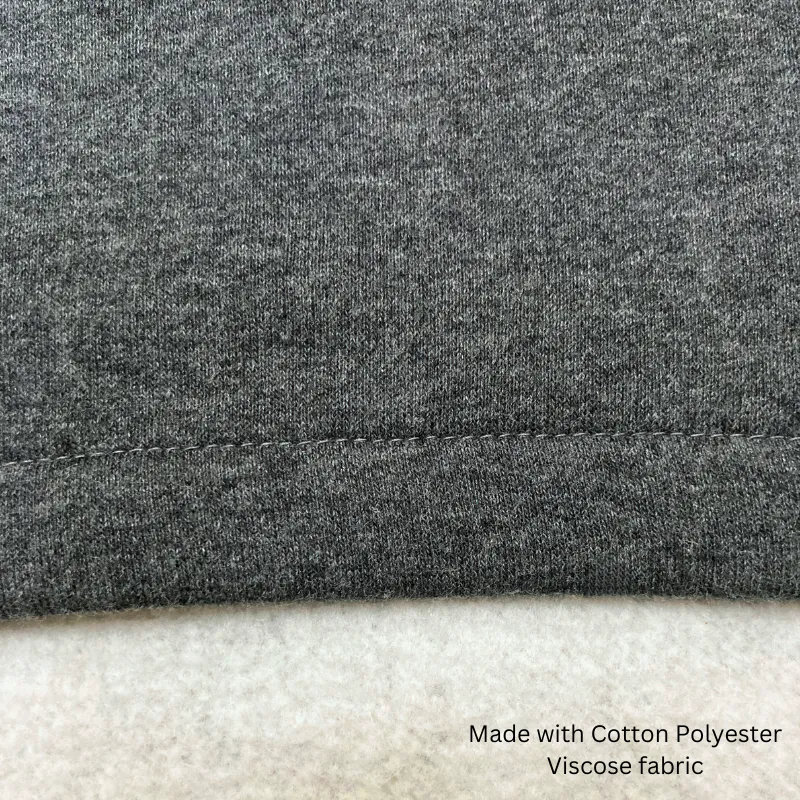 Worrigee Stock Cotton Fleece Hoodie Dark Grey Marle