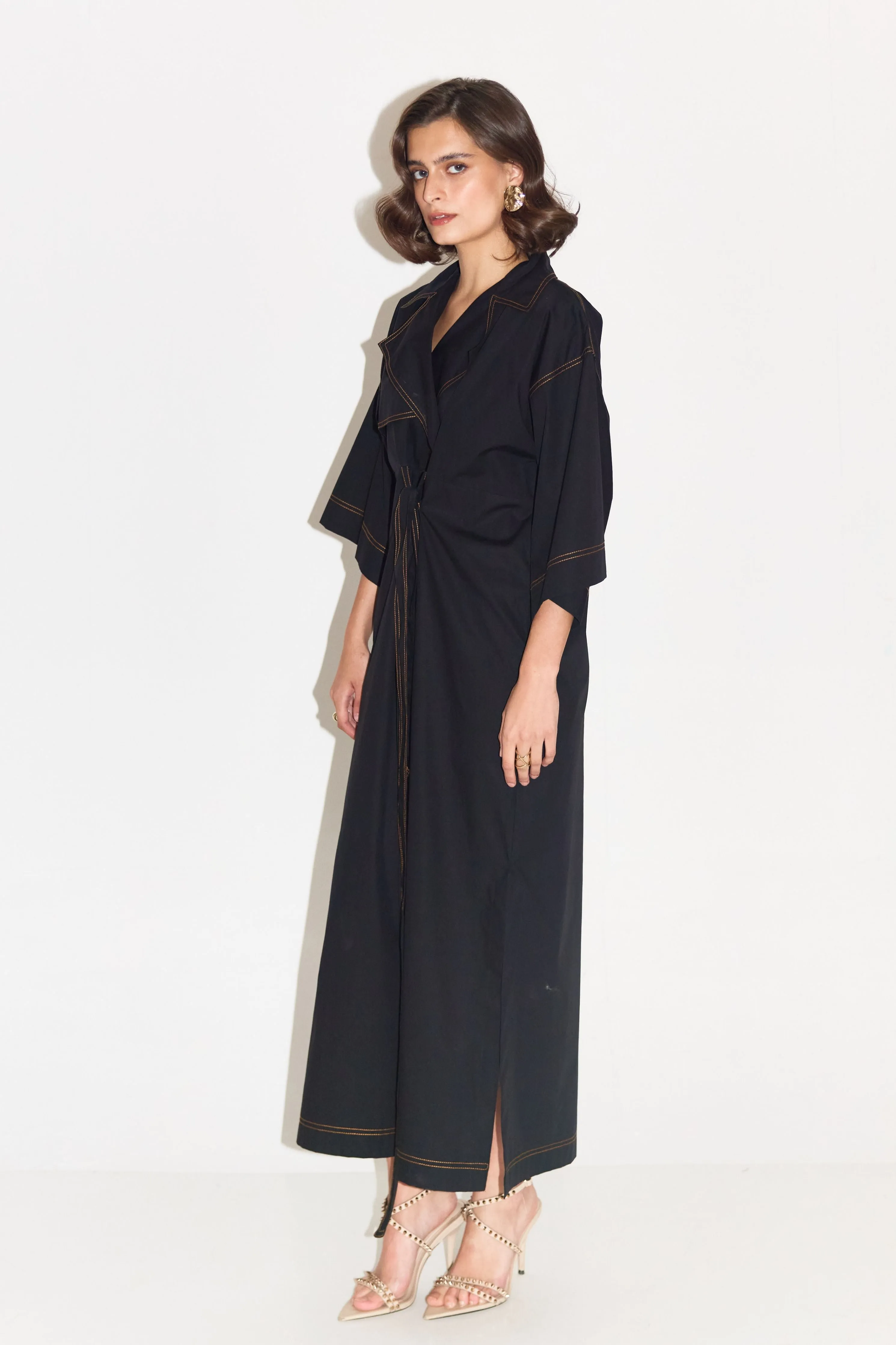 Wren Boxy Trench Dress