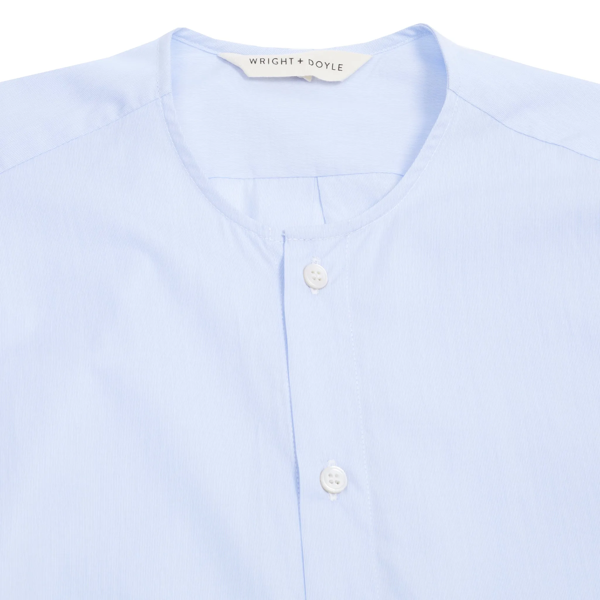 Wright   Doyle Hand Tie Shirt Dress in Fine & Needle Stripe