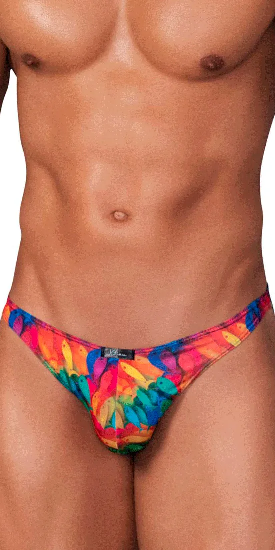 Xtremen 91145 Printed Microfiber Bikini Rainbow Fish