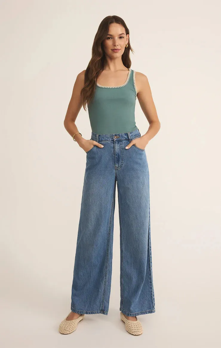 Z SUPPLY Jaidynn Whipstitch Rib Tank