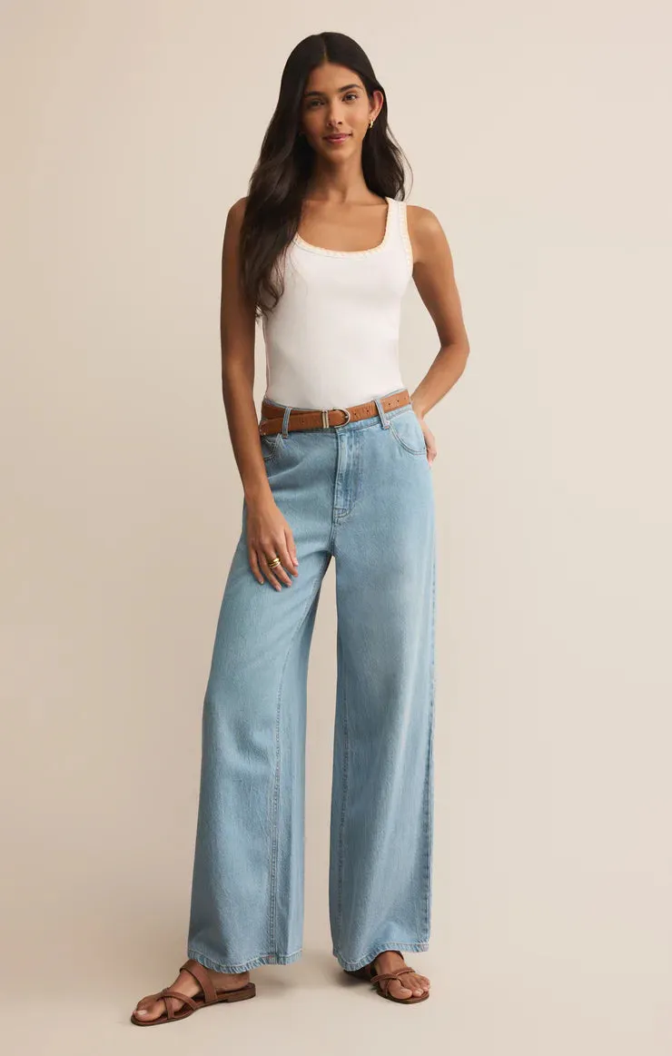 Z SUPPLY Jaidynn Whipstitch Rib Tank