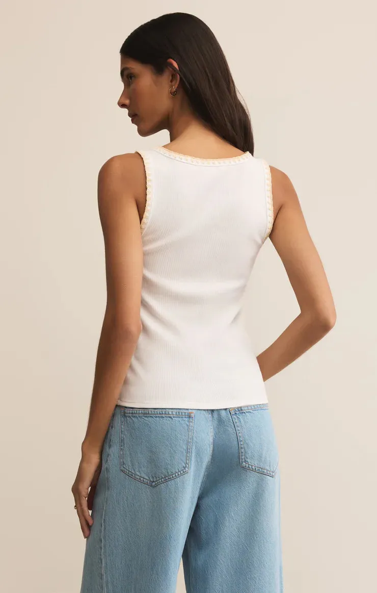 Z SUPPLY Jaidynn Whipstitch Rib Tank