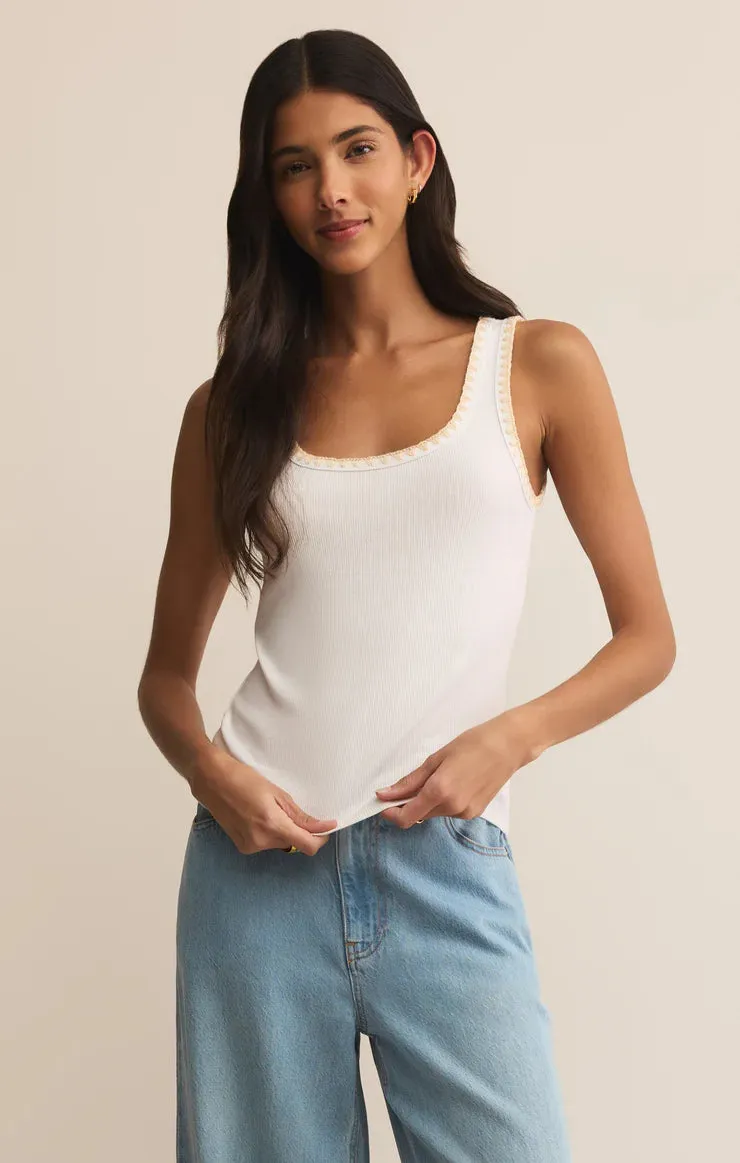 Z SUPPLY Jaidynn Whipstitch Rib Tank