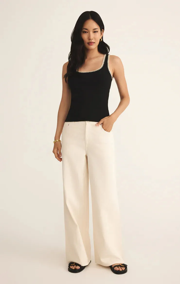 Z SUPPLY Jaidynn Whipstitch Rib Tank