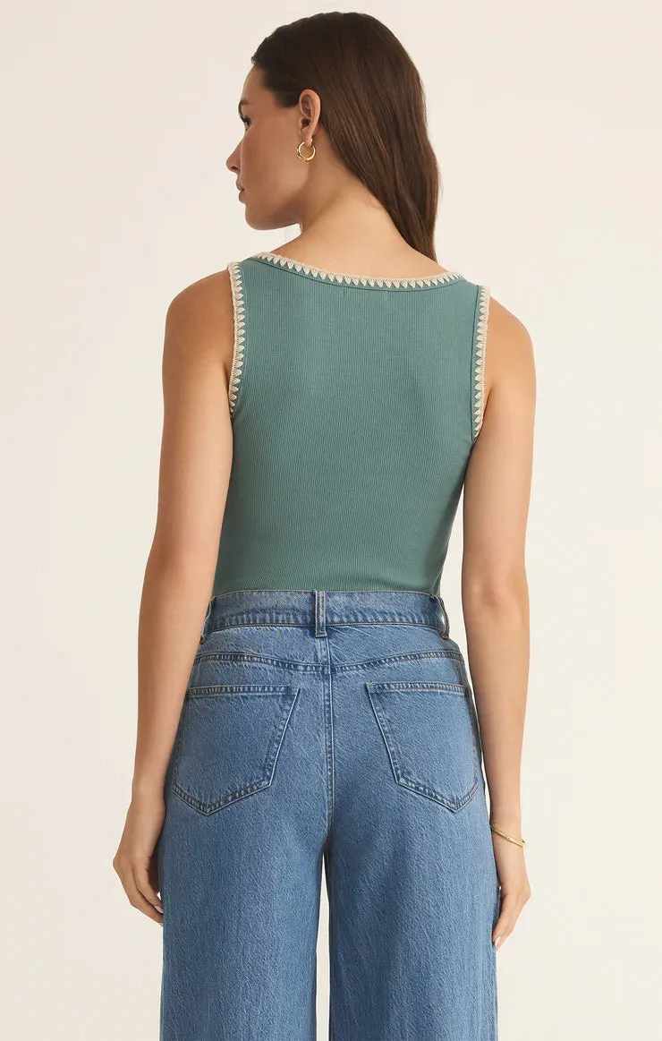Z SUPPLY Jaidynn Whipstitch Rib Tank