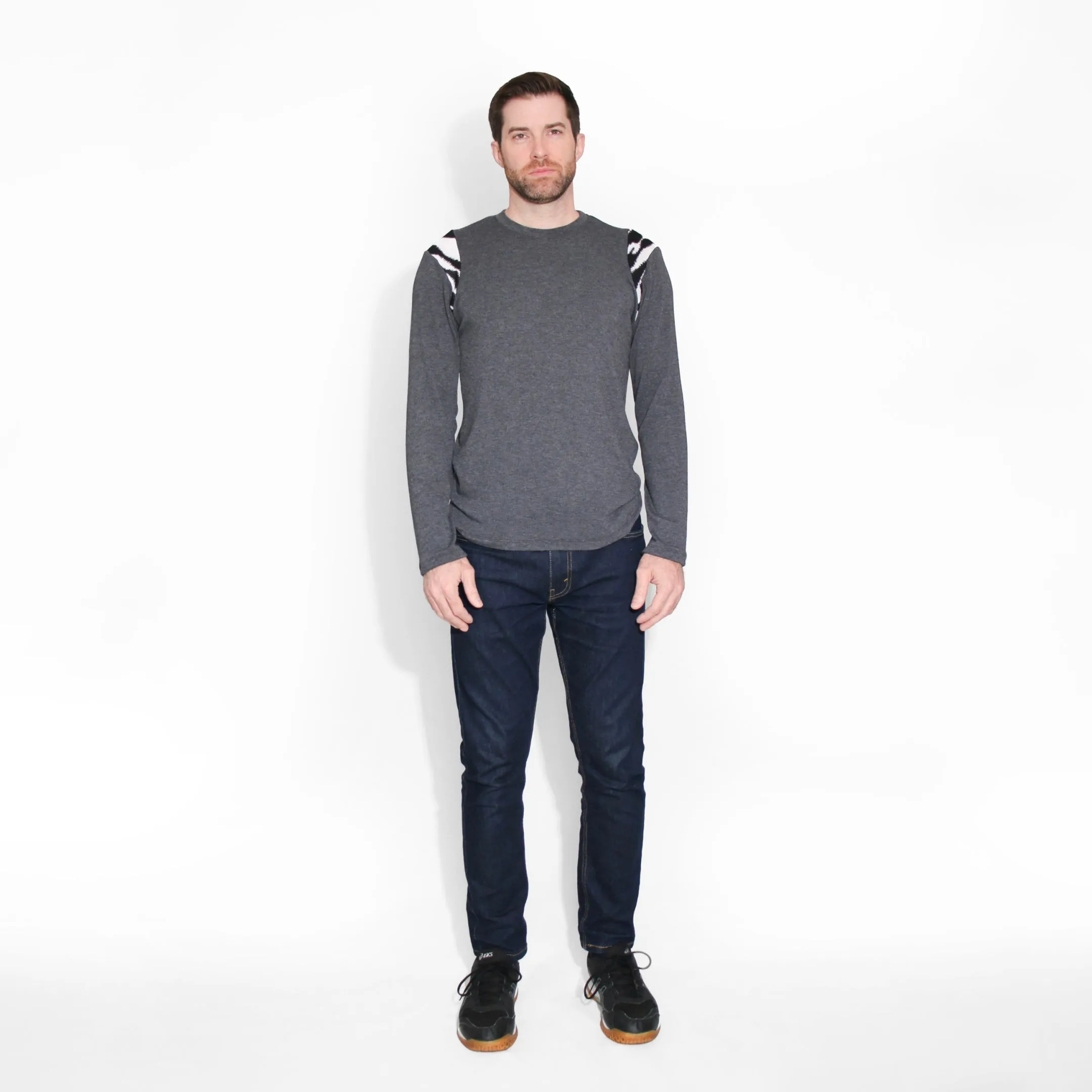 Zebra Gray Sweater